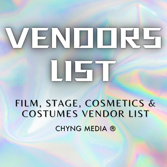 FILM, STAGE, COSMETICS & COSTUMES VENDORS LIST